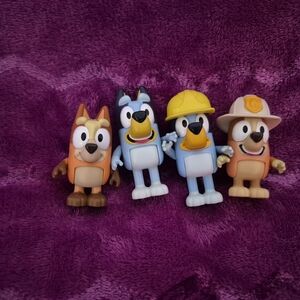 Bluey and Friends Poseable Figurine Lot